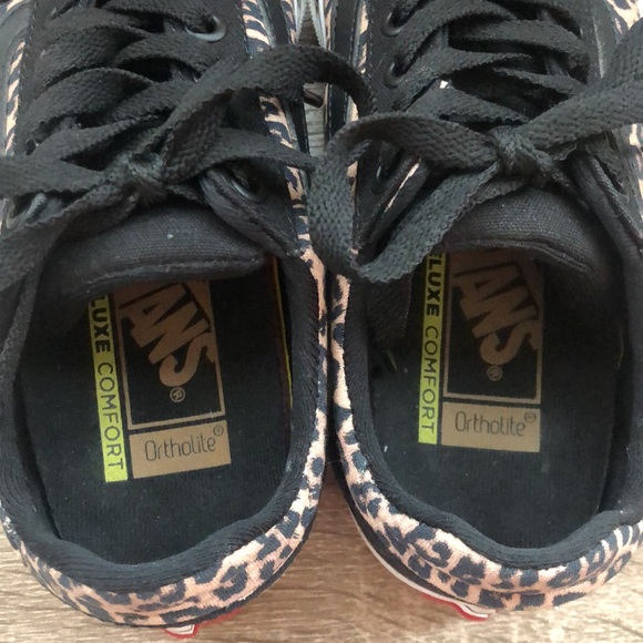 Vans Black Cheetah Sneakers - Picture 5 of 6